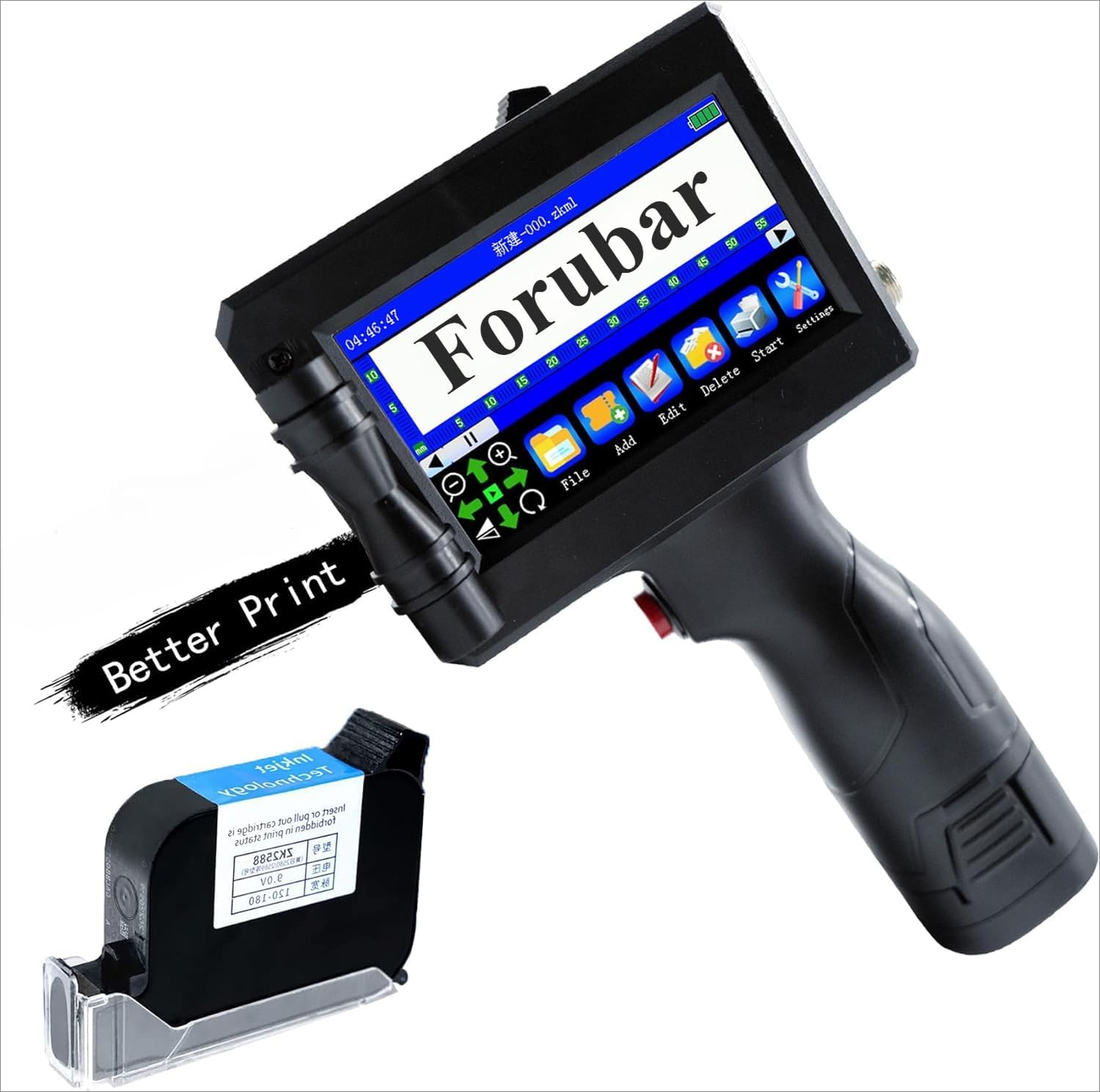 Handheld Inkjet Date Code Printer Gun - Pistola de impresora de inyección de