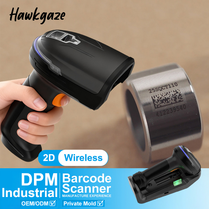 Wireless Barcode Scanner 2D Qr Laser - Escáner de Código de Barras 2D