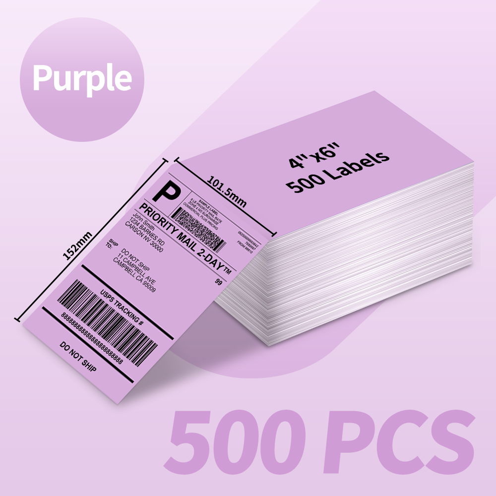 Thermal Label Printer 4X6 Shipping - Phomemo-etiquetas térmicas 4x6 para impresora de