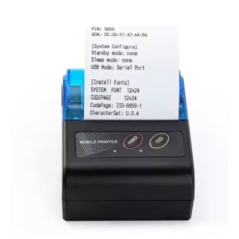 Bluetooth Portable Thermal Receipt Printer 58Mm - Impresora térmica portátil de 58mm, sistema