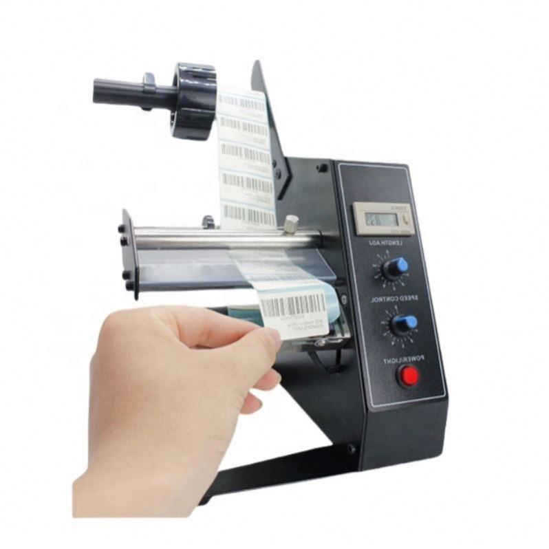 Label Dispenser Electric Peel Machine - Separador de Etiquetas con Contador Automático,
