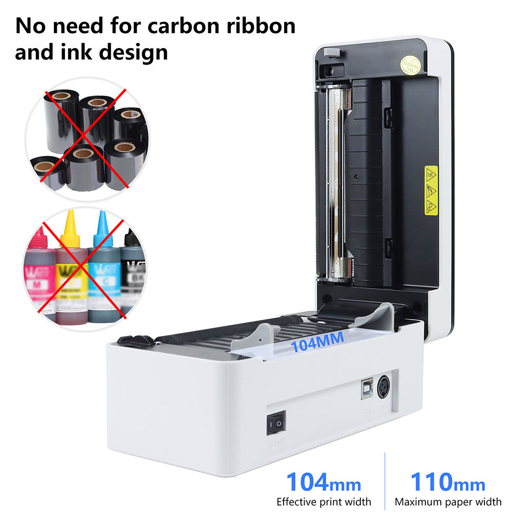 Barcode Printer Direct Thermal 110Mm - Nueva Impresora Térmica Directa Portátil Xprinter