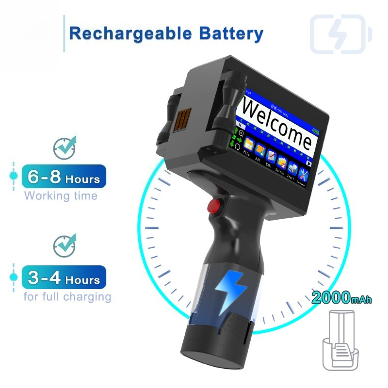 Nueva Impresora de Inyección d - Handheld Inkjet Date Code Printer Gun reseña y precio