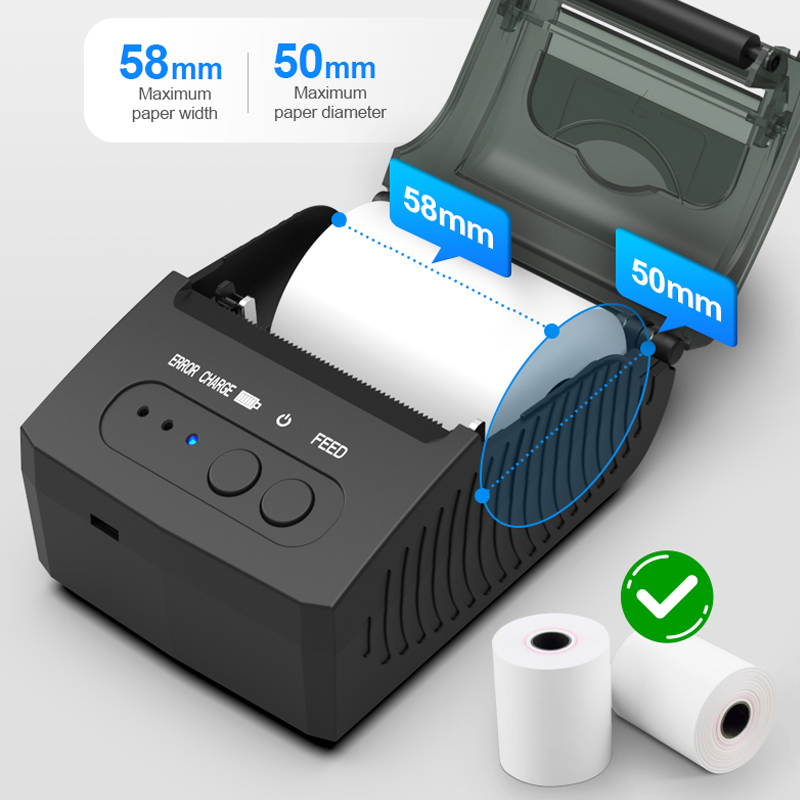 Impresora Térmica Bluetooth Po - Bluetooth Portable Thermal Receipt Printer 58Mm reseña y precio
