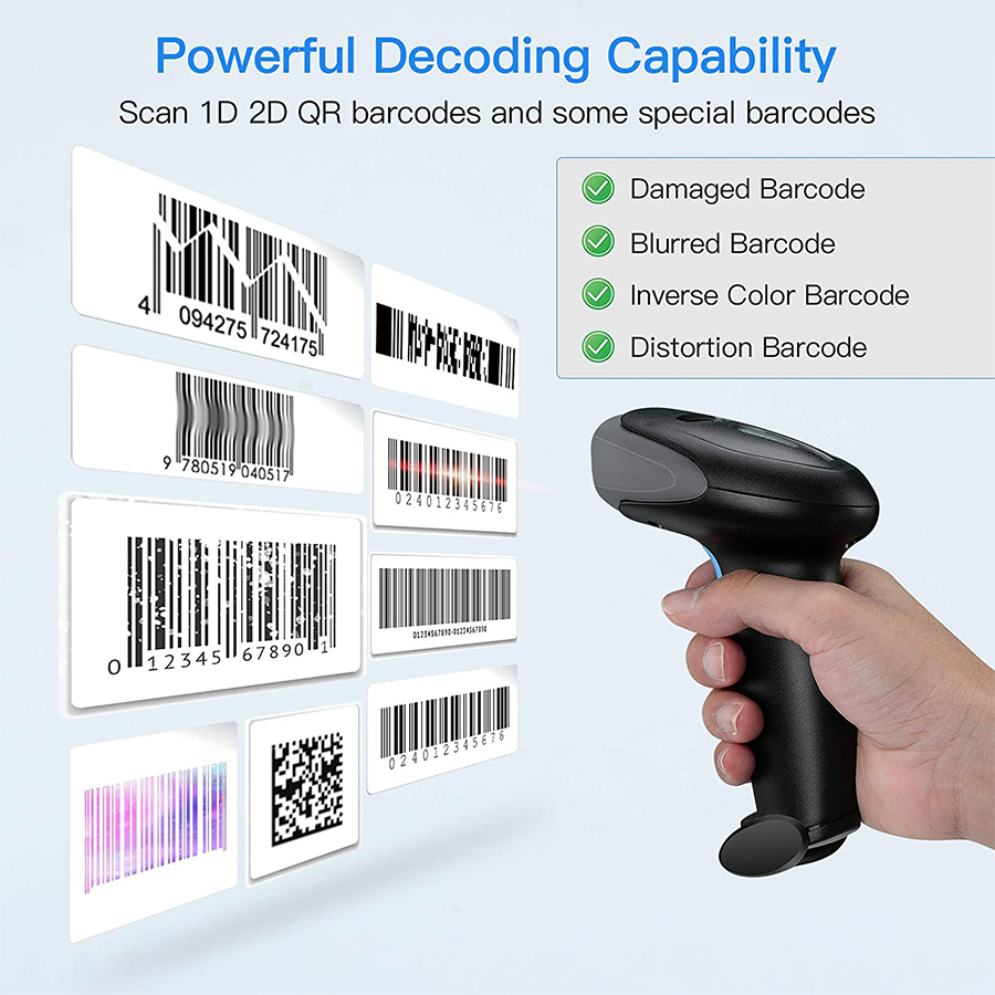 Yokoscan marca de fábrica láse - Wireless Barcode Scanner 2D Qr Laser reseña y precio