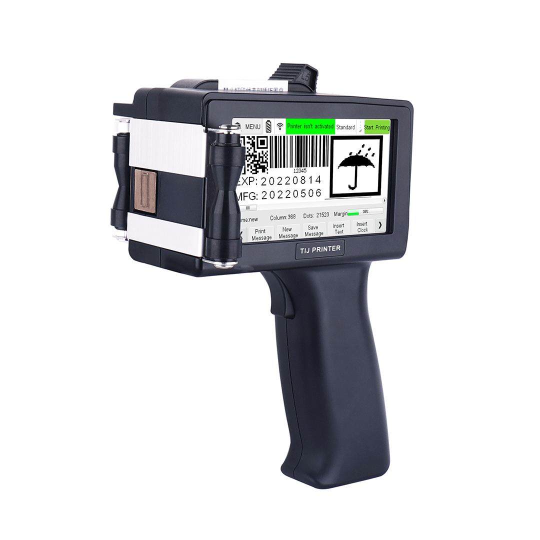 Impresora de inyección de tint - Handheld Inkjet Date Code Printer Gun reseña y precio