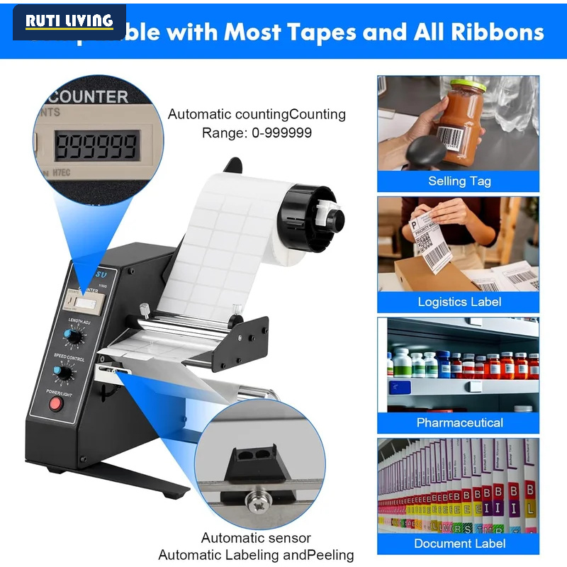 Pelador de etiquetas, dispensa - Label Dispenser Electric Peel Machine reseña y precio