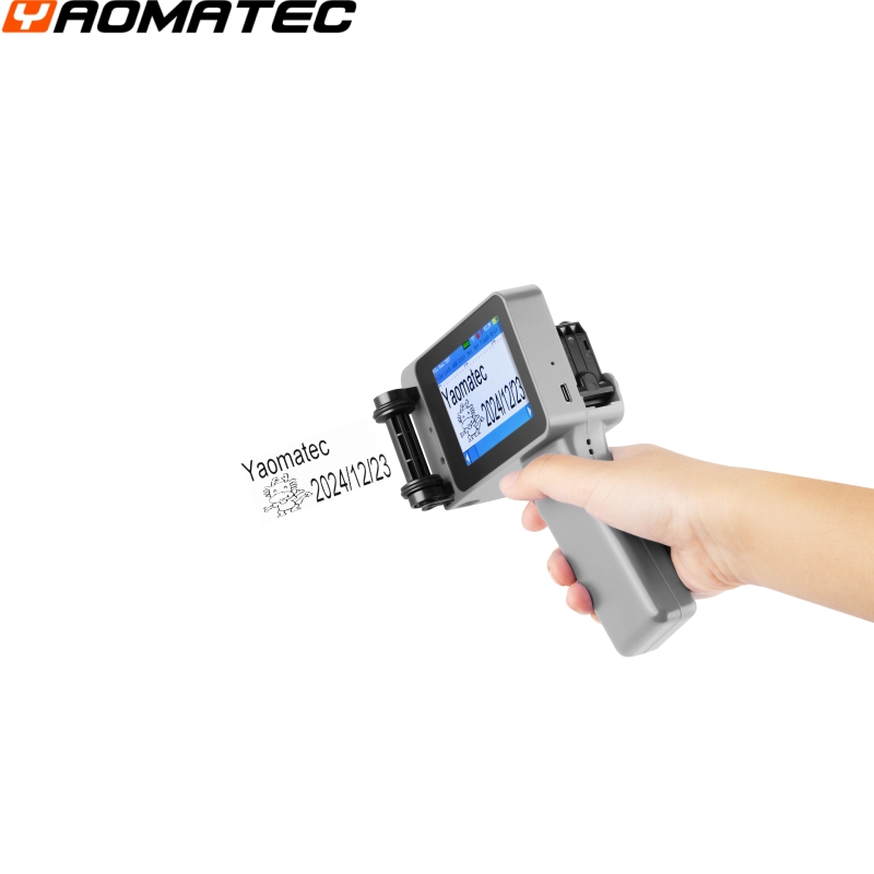 Con tinta: gris 12,7 MM TIJ fe - Handheld Inkjet Date Code Printer Gun reseña y precio