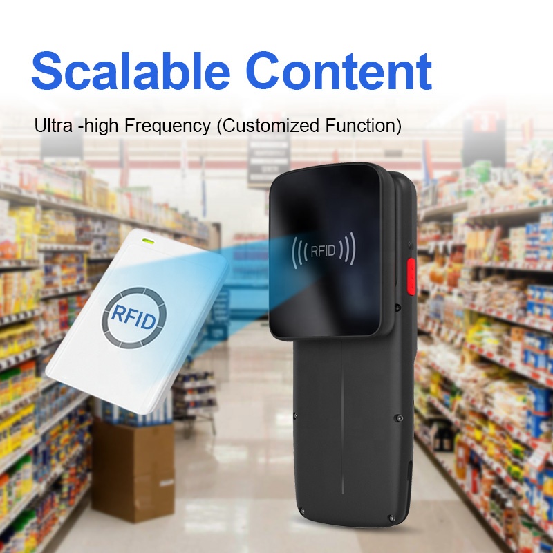 Android 9,0 4G NFC resistente  - Handheld Pda Scanner Android Barcode reseña y precio