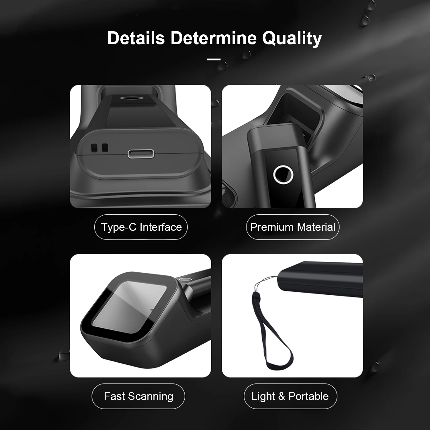 Escáner de Código de Barras In - Wireless Barcode Scanner 2D Qr Laser reseña y precio