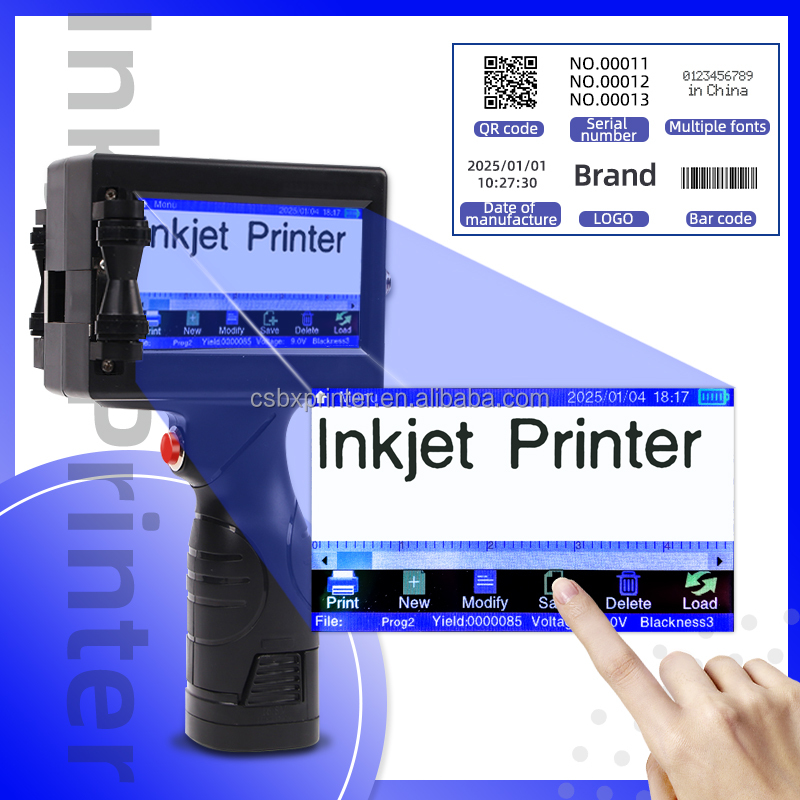 Máquina de codificación de iny - Handheld Inkjet Date Code Printer Gun reseña y precio