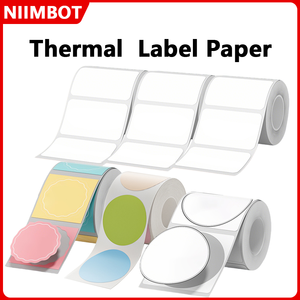 Niimbot-etiqueta térmica de 20 - Round Sticker Thermal Labels Colored reseña y precio