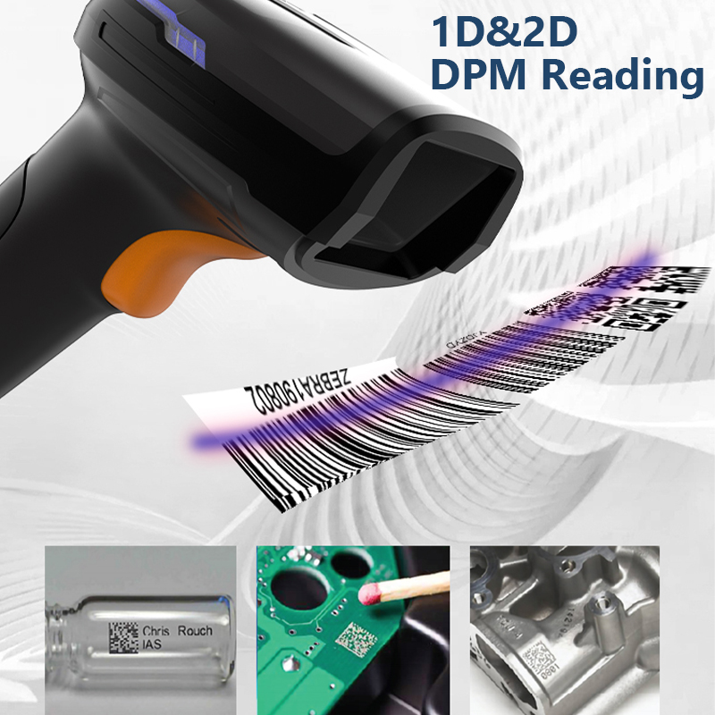 Escáner de Código de Barras 2D - Wireless Barcode Scanner 2D Qr Laser reseña y precio