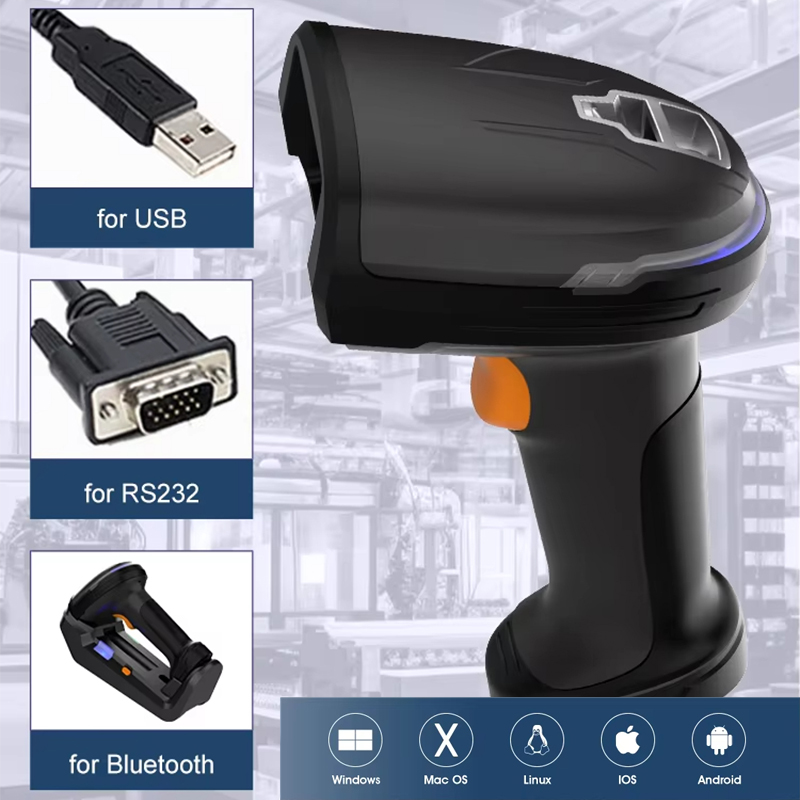 Escáner de Código de Barras 2D - Wireless Barcode Scanner 2D Qr Laser reseña y precio