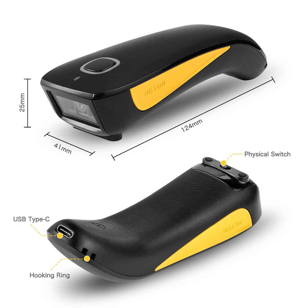 Escáner de código de barras 2D - Wireless Barcode Scanner 2D Qr Laser reseña y precio