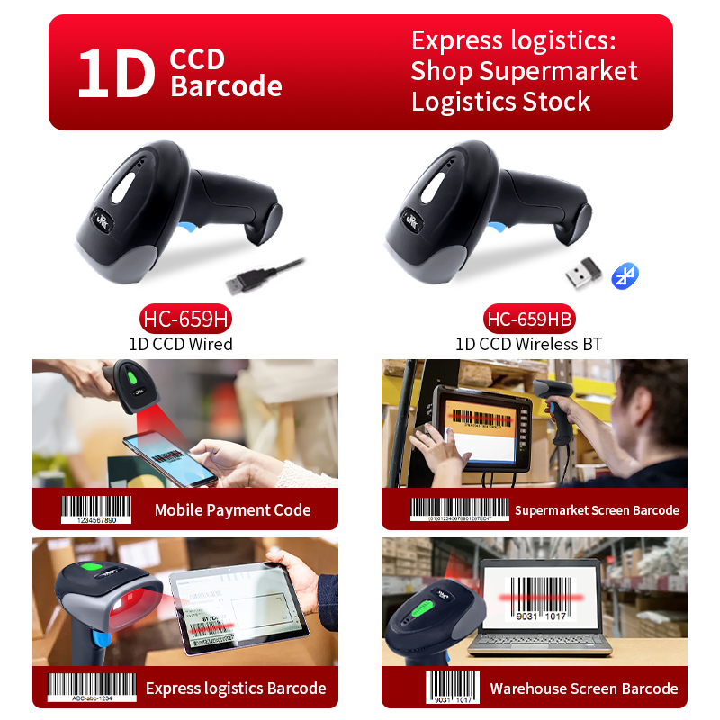 Lector de Códigos de Barras 1D - Wireless Barcode Scanner 2D Qr Laser reseña y precio