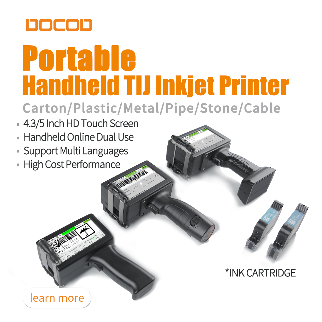 Impresora de inyección de tint - Handheld Inkjet Date Code Printer Gun reseña y precio