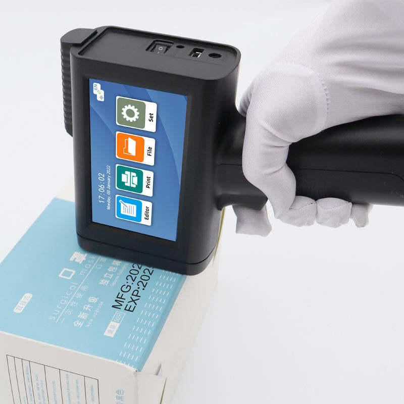 Impresora de Inyección de Tint - Handheld Inkjet Date Code Printer Gun reseña y precio