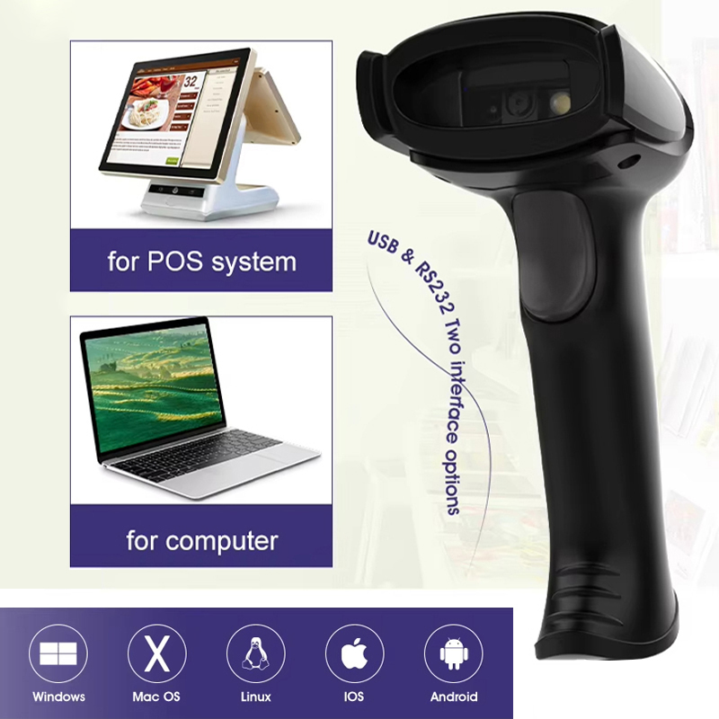 Escáner de Código de Barras In - Wireless Barcode Scanner 2D Qr Laser reseña y precio
