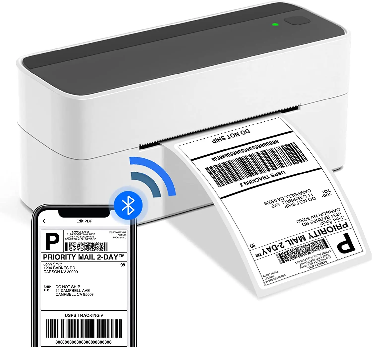 Impresora Térmica Multifunción - Thermal Label Printer 4X6 Shipping reseña y precio