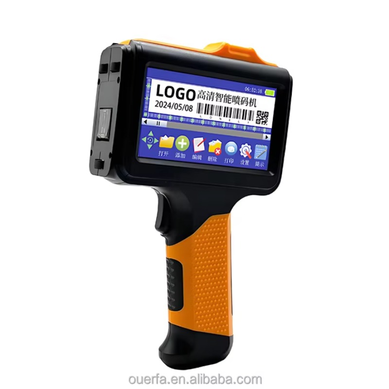 Pistola de impresora de inyecc - Handheld Inkjet Date Code Printer Gun reseña y precio