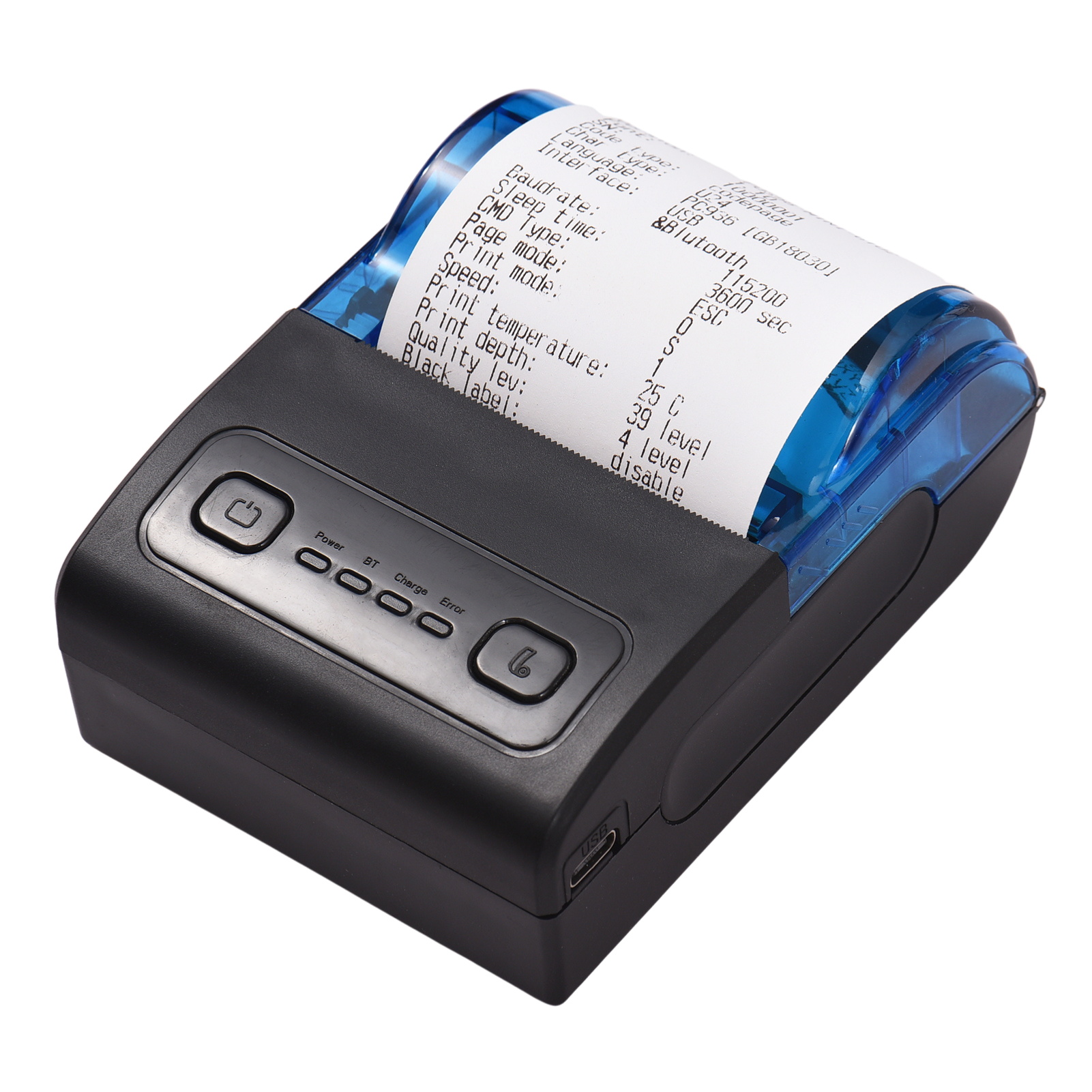 Impresora térmica portátil MPT - Bluetooth Portable Thermal Receipt Printer 58Mm reseña y precio