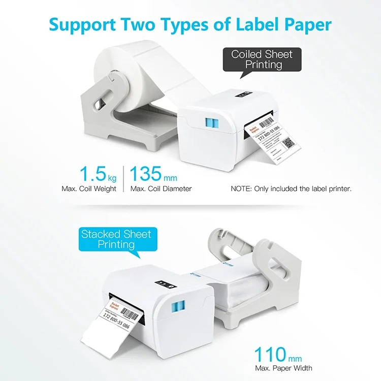 Impresora de Etiquetas de Códi - Barcode Printer Direct Thermal 110Mm reseña y precio