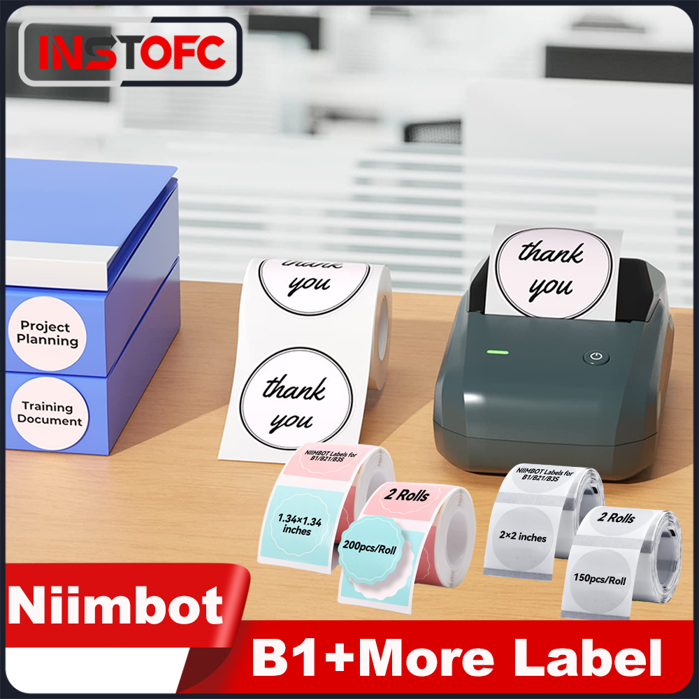 Impresora de Etiquetas Inalámb - Round Sticker Thermal Labels Colored reseña y precio