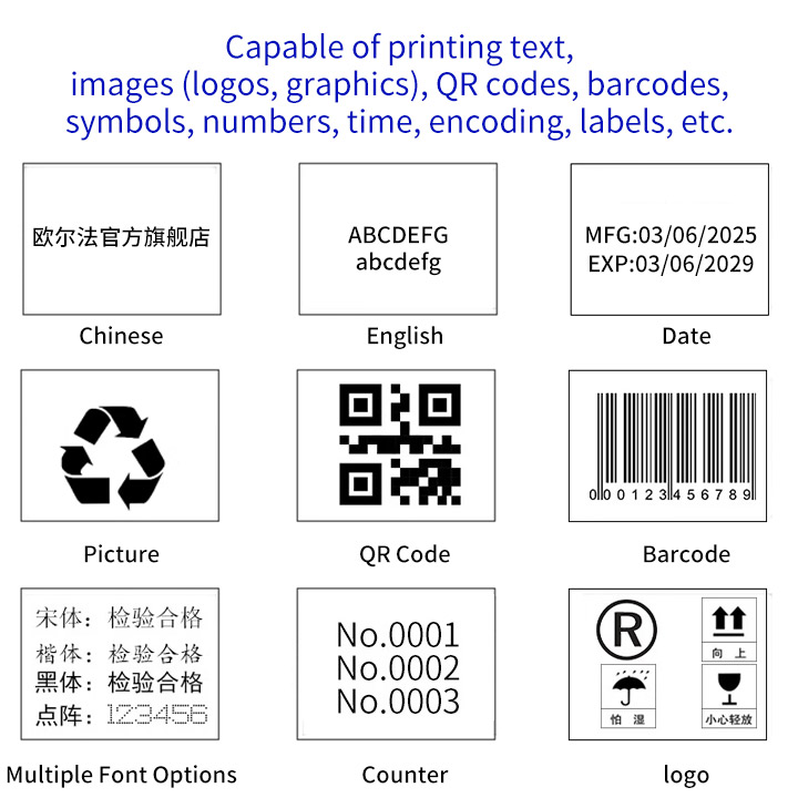 Impresoras de inyección de tin - Handheld Inkjet Date Code Printer Gun reseña y precio