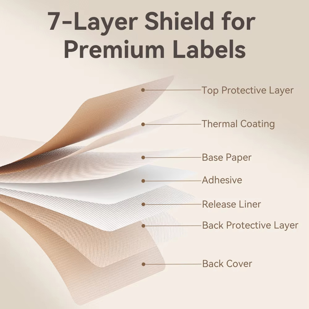 Etiqueta térmica adhesiva Mark - Round Sticker Thermal Labels Colored reseña y precio