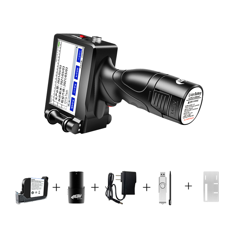 Impresora de inyección de tint - Handheld Inkjet Date Code Printer Gun reseña y precio
