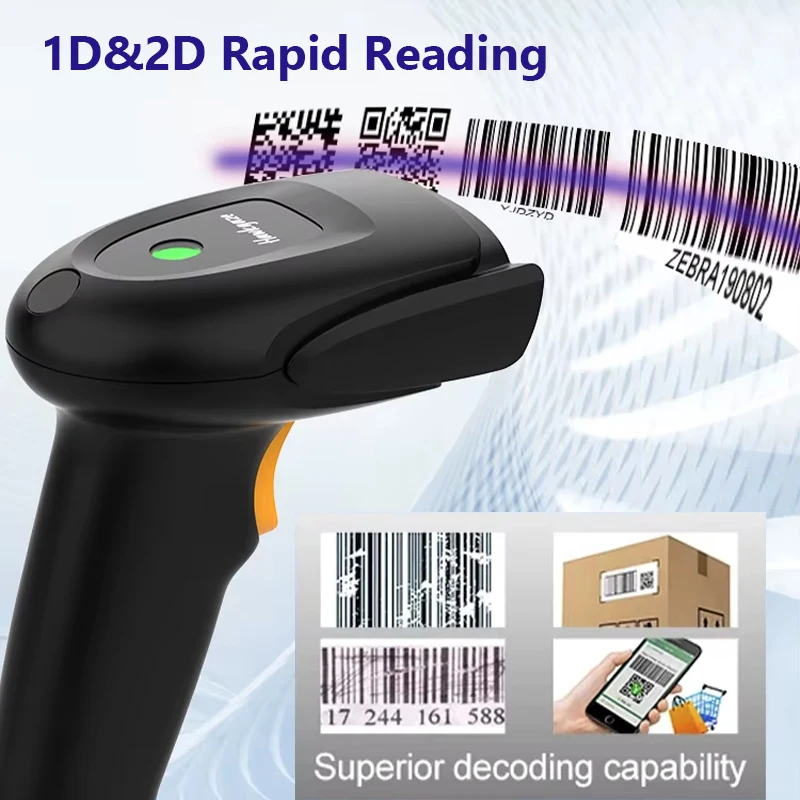 Lector de Códigos de Barras QR - Wireless Barcode Scanner 2D Qr Laser reseña y precio