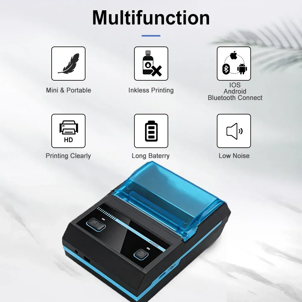 Impresora Térmica Bluetooth de - Bluetooth Portable Thermal Receipt Printer 58Mm reseña y precio