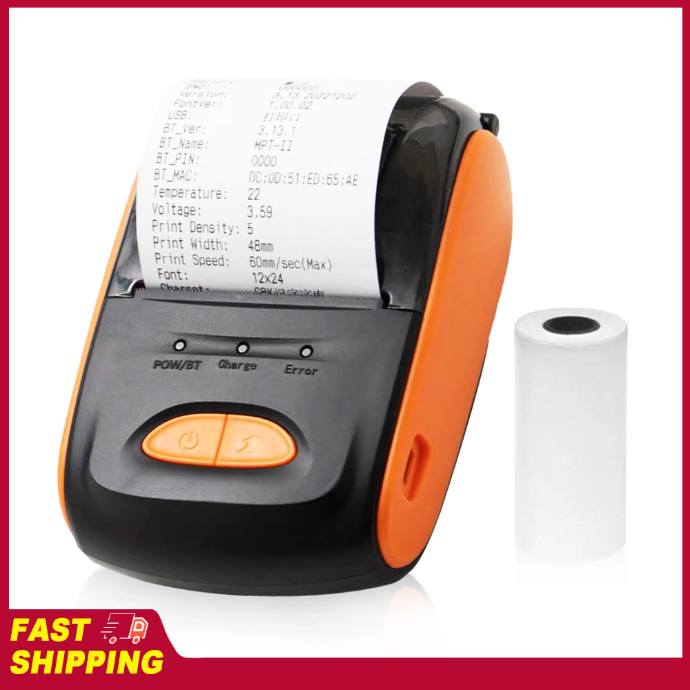 Impresora Inalámbrica de Recib - Bluetooth Portable Thermal Receipt Printer 58Mm reseña y precio