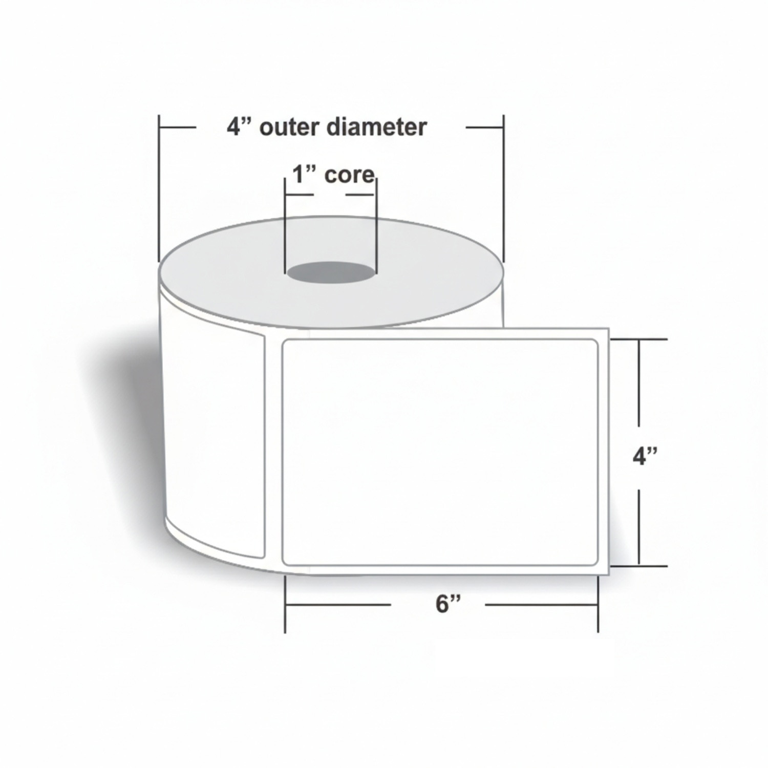 Rollo de Etiquetas de Envío Té - Thermal Shipping Label Roll 4X6 500 reseña y precio