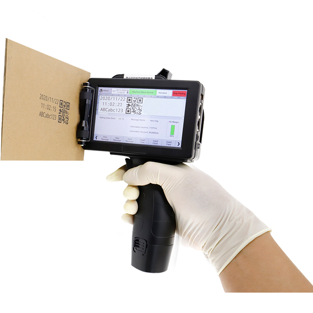 Impresora de inyección de tint - Handheld Inkjet Date Code Printer Gun reseña y precio