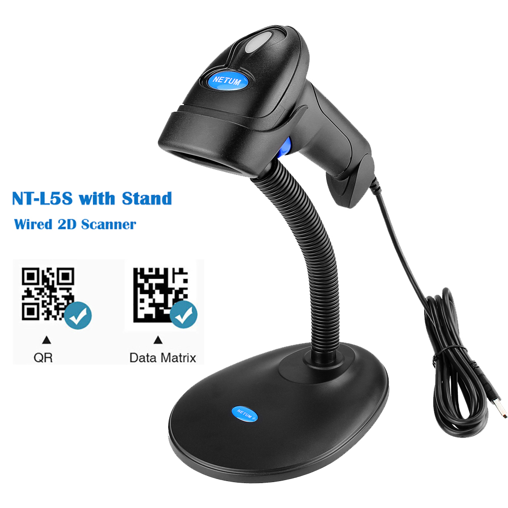 Escáner de código de barras 2D - Wireless Barcode Scanner 2D Qr Laser reseña y precio