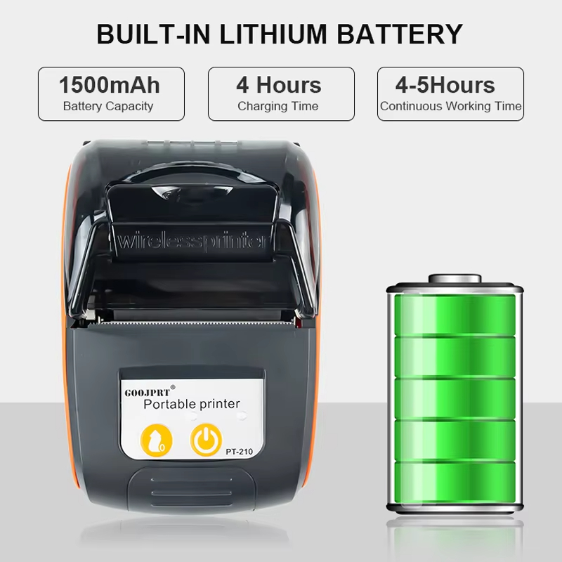 GOOJPRT Impresora térmica port - Bluetooth Portable Thermal Receipt Printer 58Mm reseña y precio