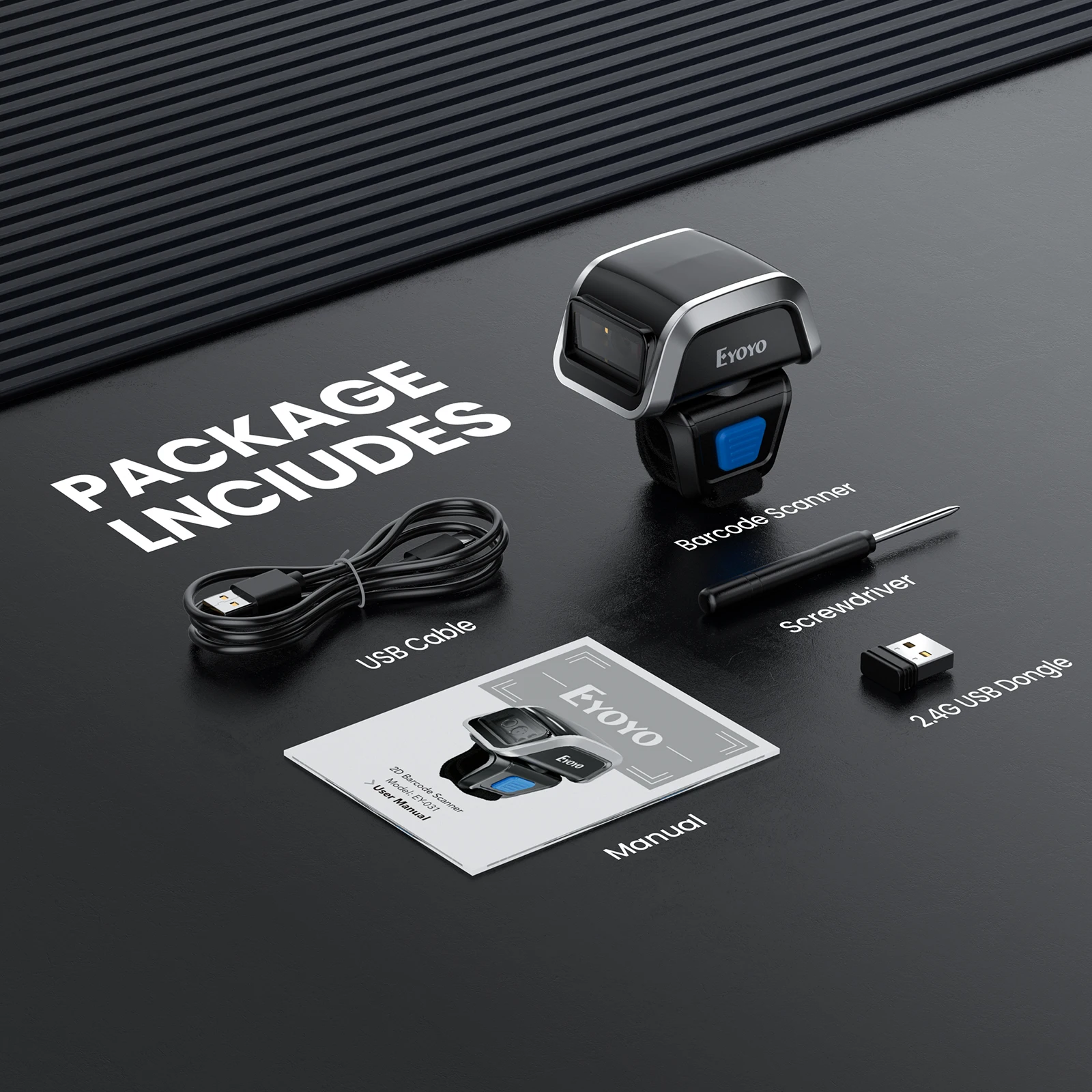 Escáner de Código de Barras de - Wireless Barcode Scanner 2D Qr Laser reseña y precio