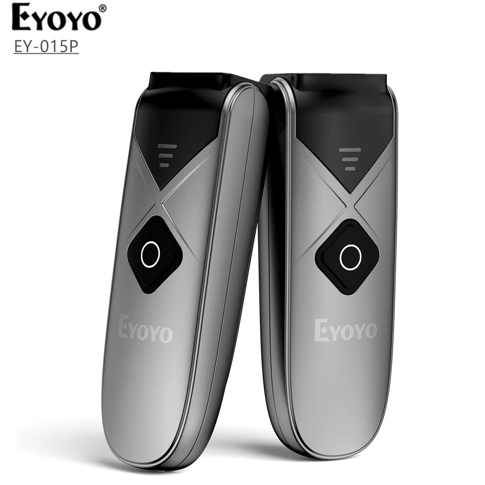 Eyoyo Paquete de 2 Escáner de  - Wireless Barcode Scanner 2D Qr Laser reseña y precio