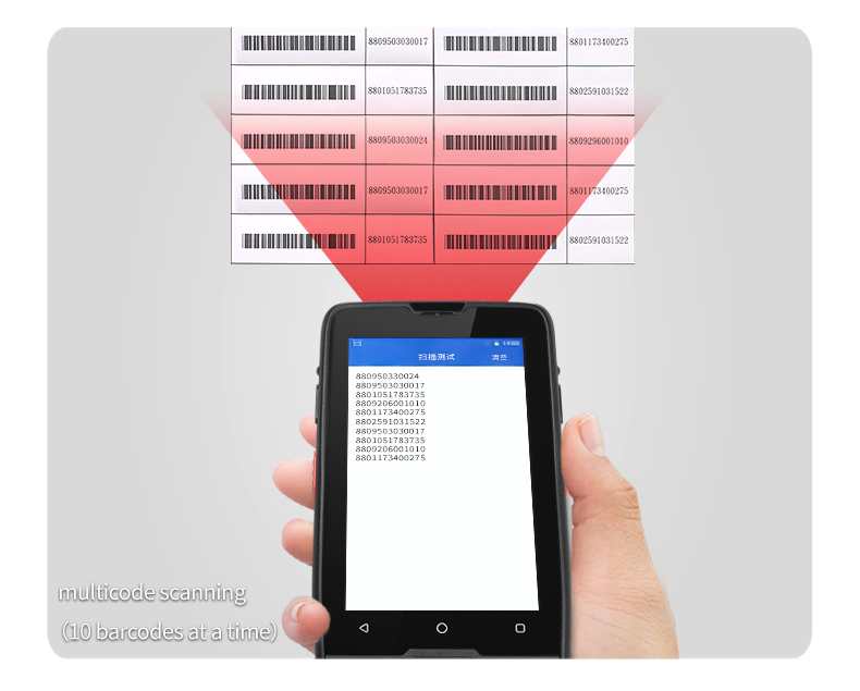 Escáner de código de barras PD - Handheld Pda Scanner Android Barcode reseña y precio