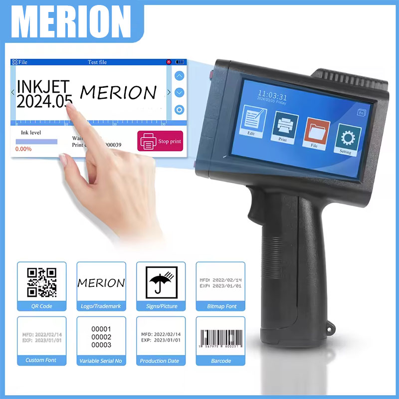 Impresora de Inyección de Tint - Handheld Inkjet Date Code Printer Gun reseña y precio