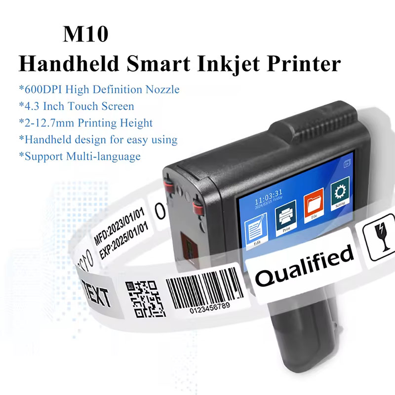 Impresora de Inyección de Tint - Handheld Inkjet Date Code Printer Gun reseña y precio