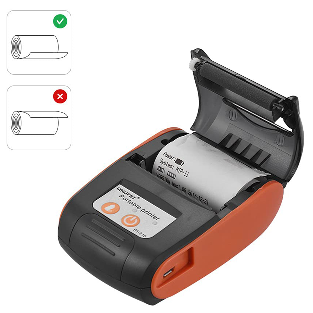 Mini impresora térmica portáti - Bluetooth Portable Thermal Receipt Printer 58Mm reseña y precio
