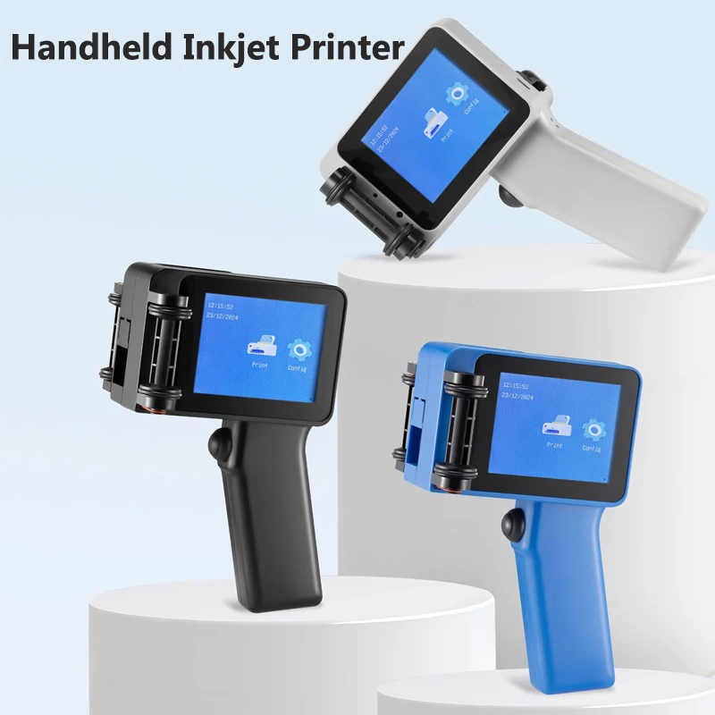 X1760 12,7mm TIJ fecha de cadu - Handheld Inkjet Date Code Printer Gun reseña y precio